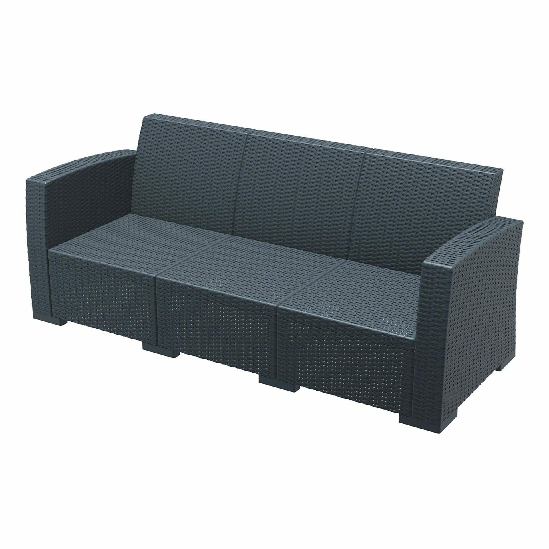 Mykonos Lounge Sofa XL - Silver Grey - John Cootes