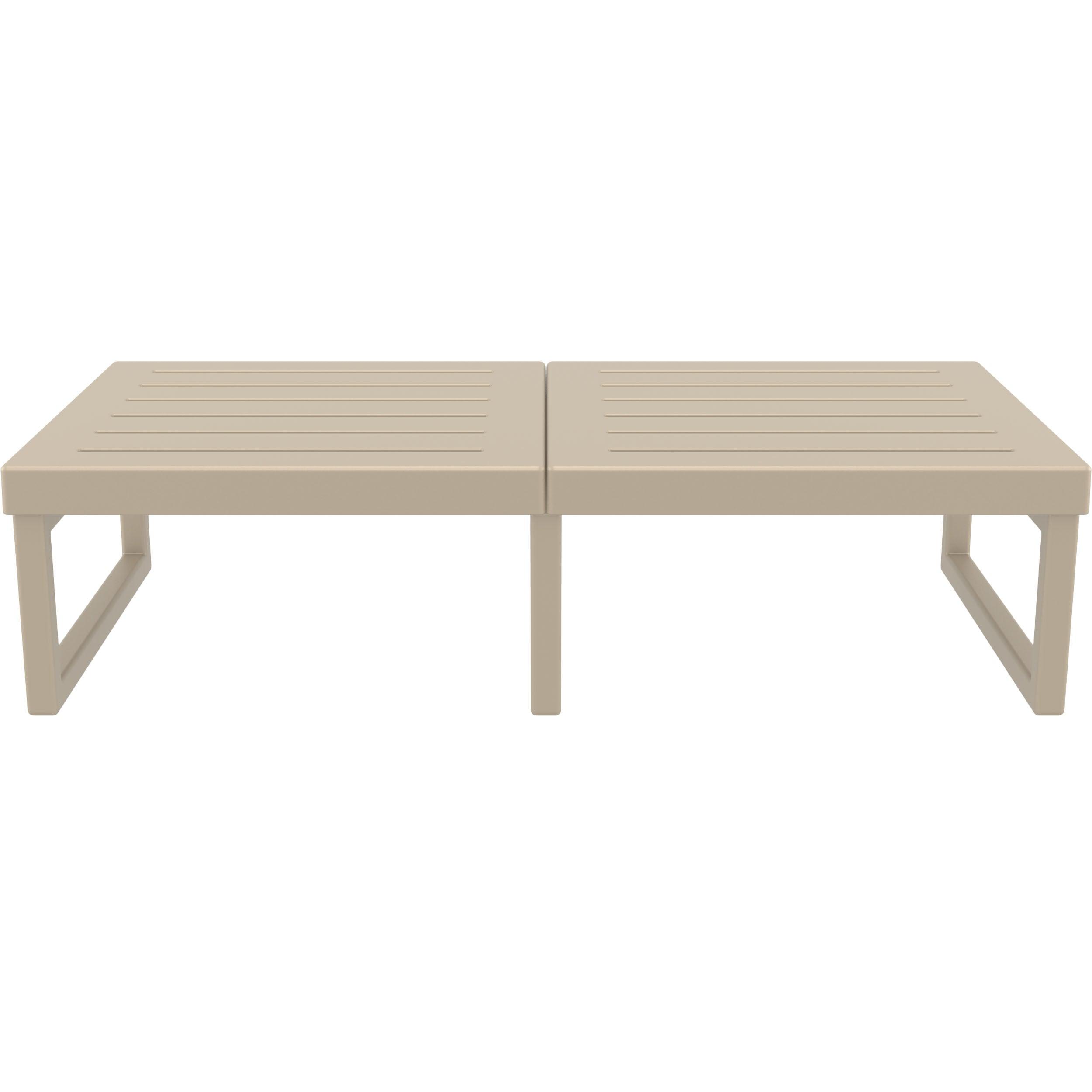 Mykonos Lounge Table XL - Silver Grey - John Cootes