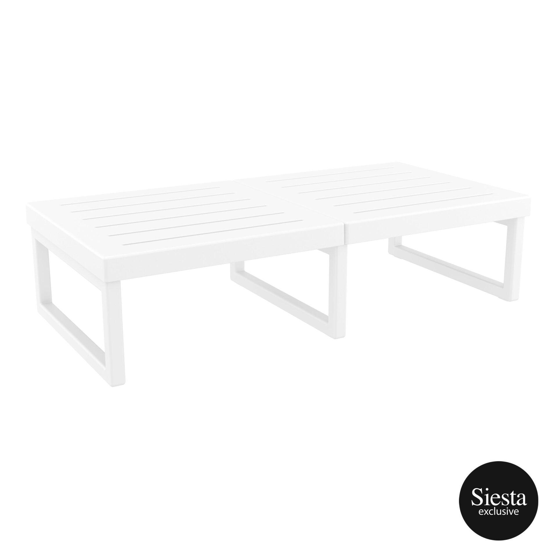 Mykonos Lounge Table XL - White - John Cootes