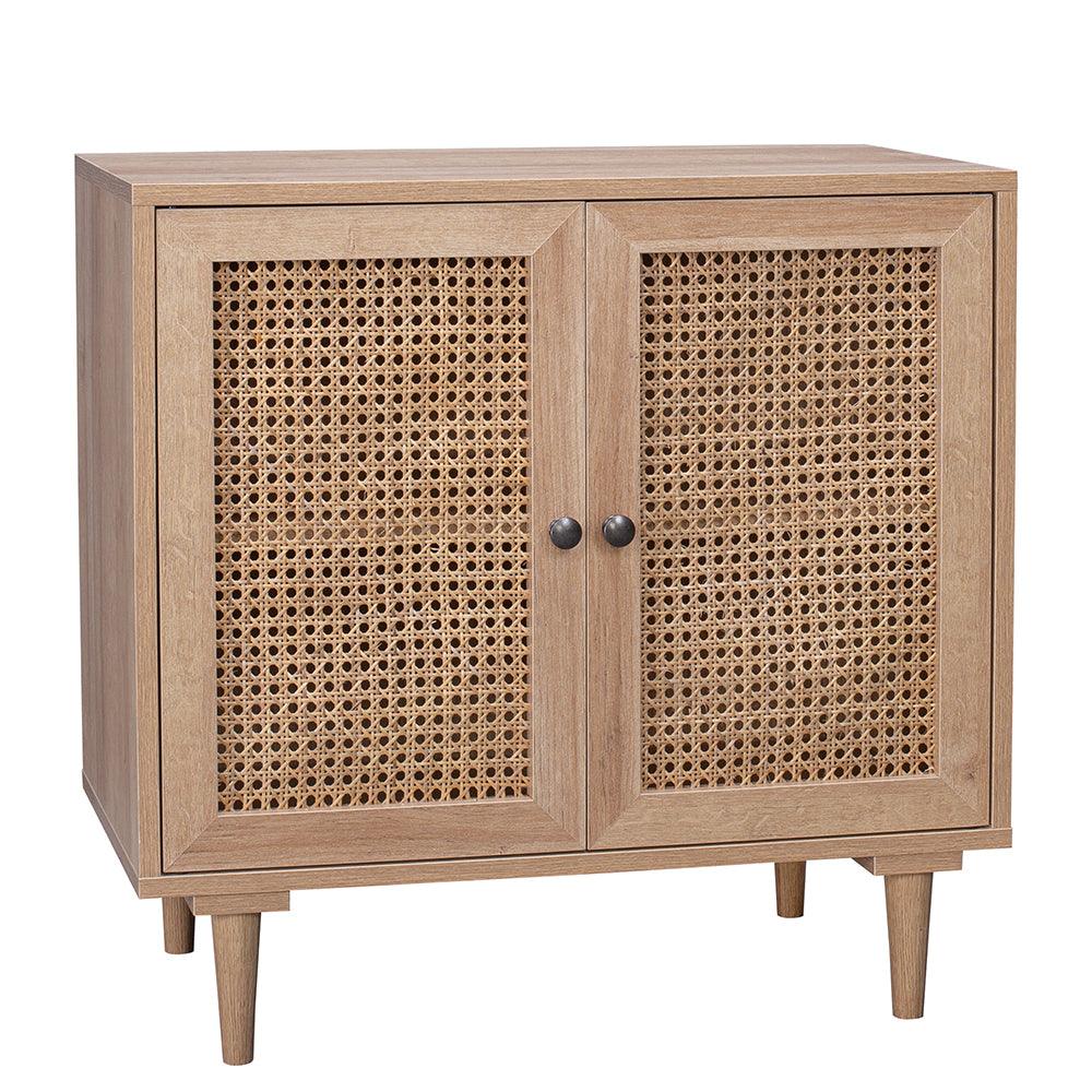 Natura Rattan Buffet Sideboard Storage Cabinet Hallway Table With 2 Doors - John Cootes