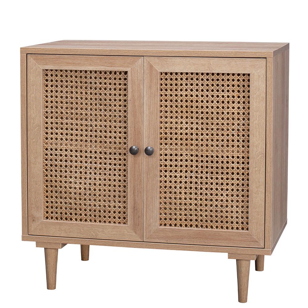 Natura Rattan Buffet Sideboard Storage Cabinet Hallway Table With 2 Doors - John Cootes