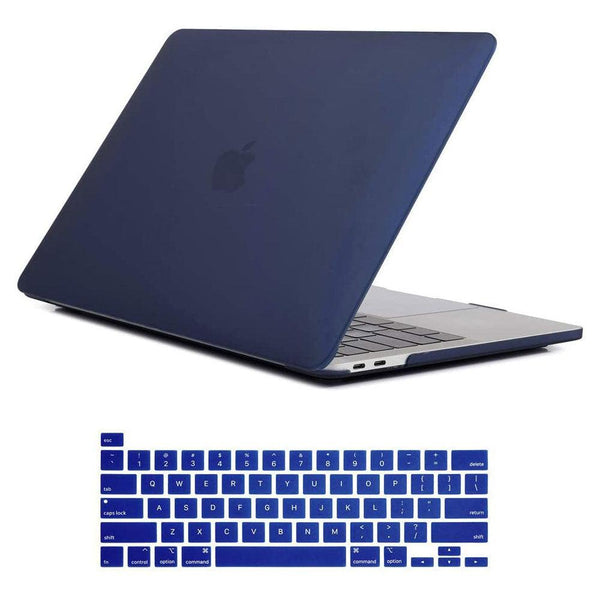 navy blue MacBook Pro 13 inch 2020 A2338 A2251 A2289 Matte Shell Case Keyboard Cover Touch Bar - John Cootes