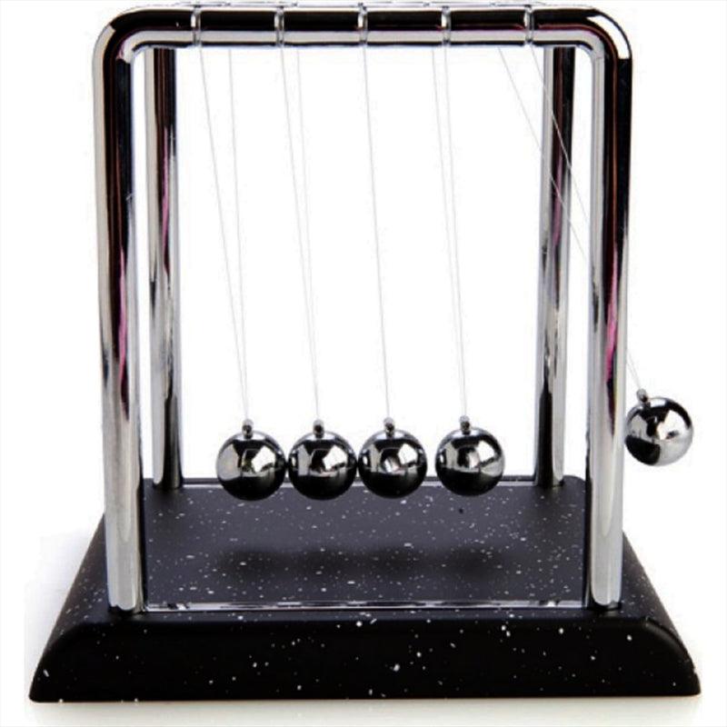 Newtons Cradle - Small With Marble Look Base - John Cootes