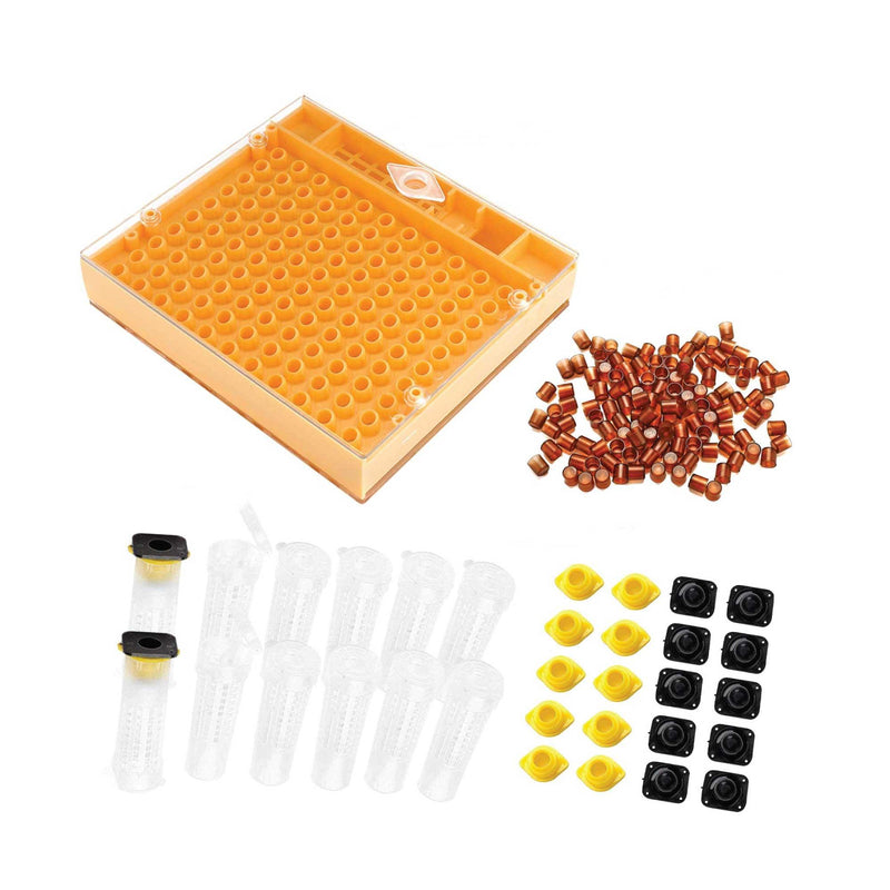 Nicot Queen Bee Rearing System Kit - Basic No Graft Jenter Starter Beekeeping - John Cootes