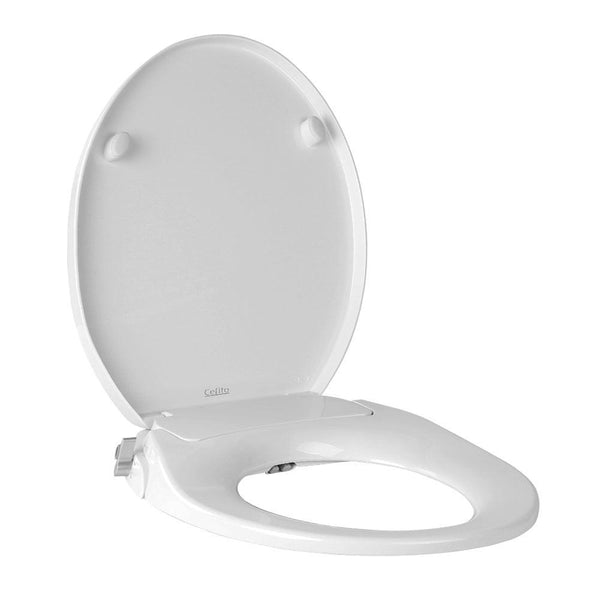 Non Electric Bidet Toilet Seat Bathroom - White - John Cootes