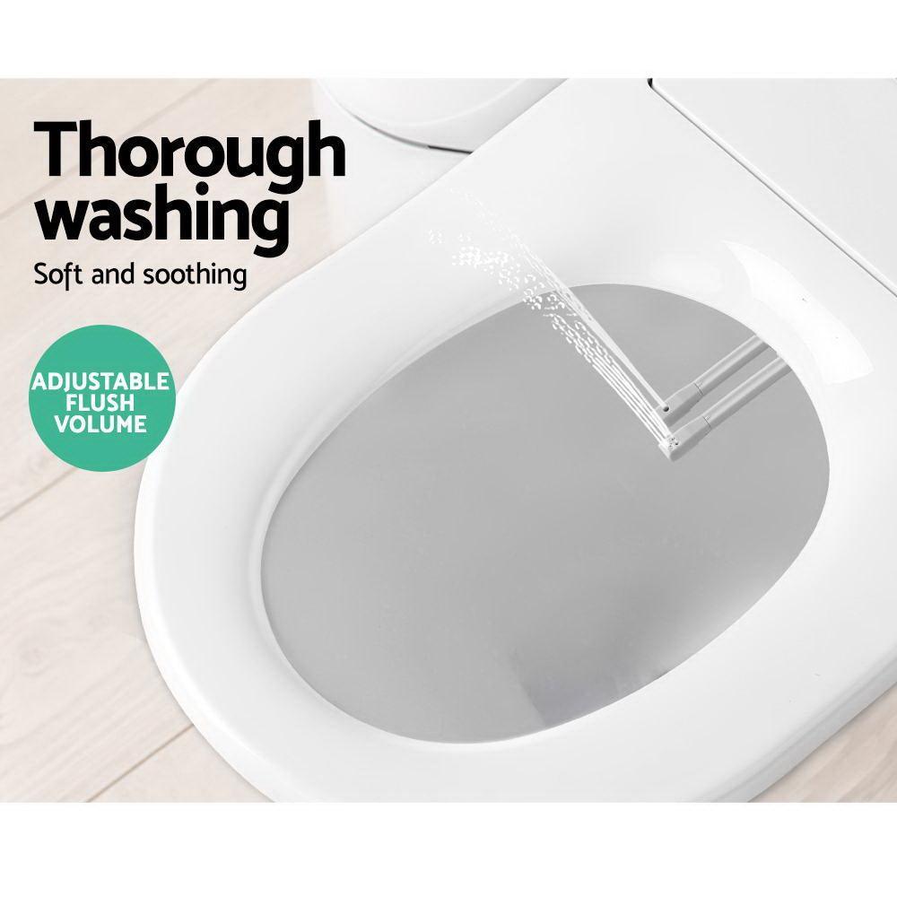 Non Electric Bidet Toilet Seat Bathroom - White - John Cootes