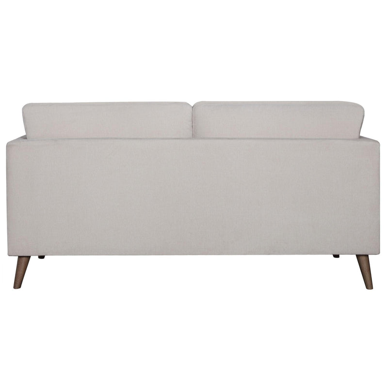 Nooa 2 Seater Sofa Fabric Uplholstered Lounge Couch - Stone - John Cootes