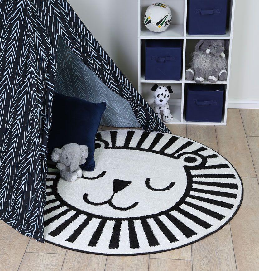 Nova Kids Lion Round Rug 133x133 cm Round - John Cootes