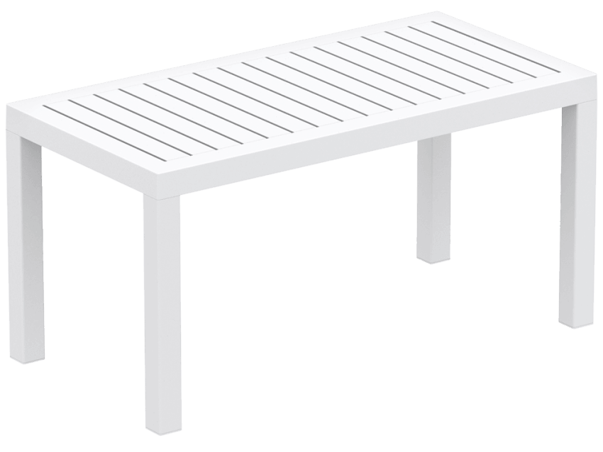 Ocean Lounge Coffee Table - White - John Cootes