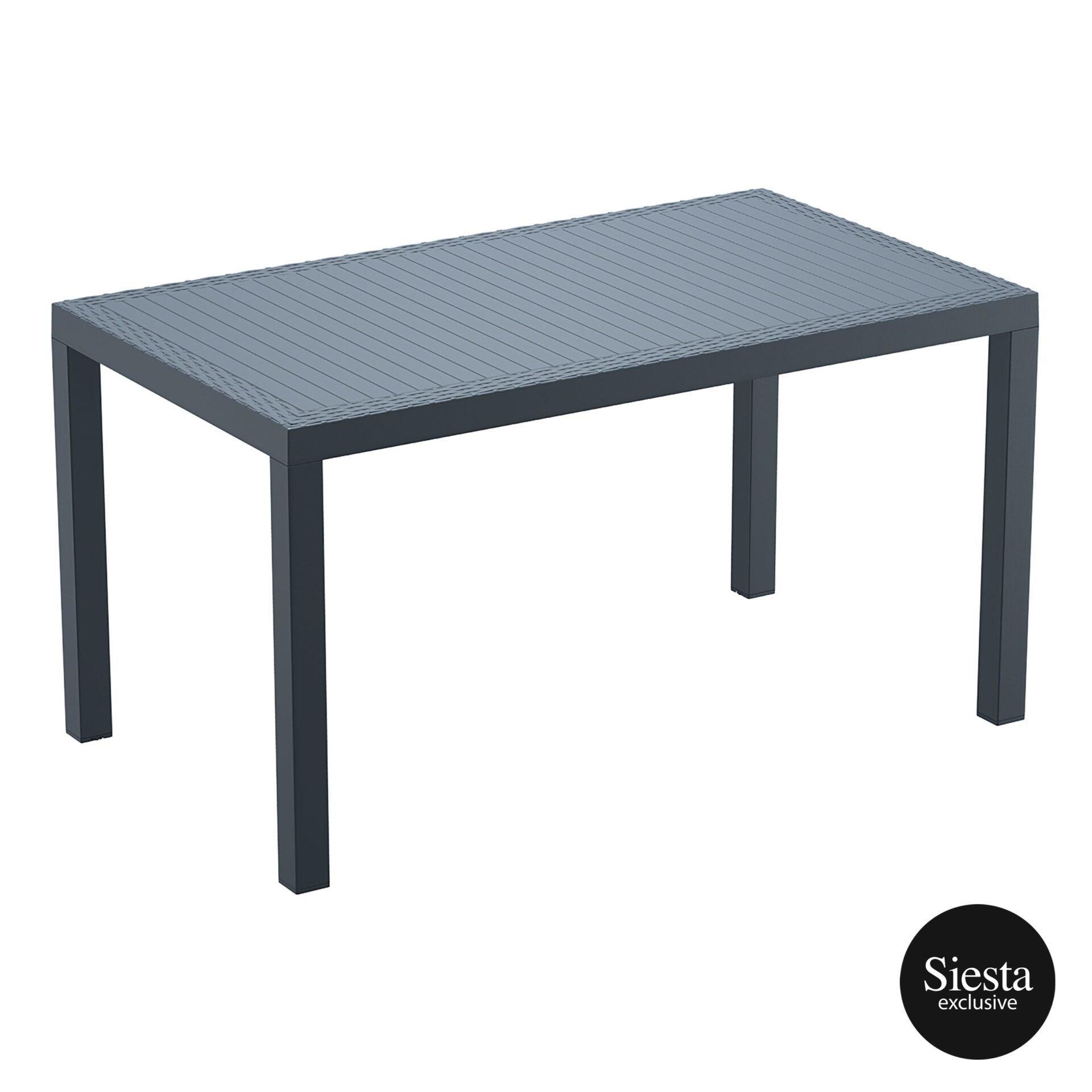 Orlando 140 Table - Anthracite - John Cootes