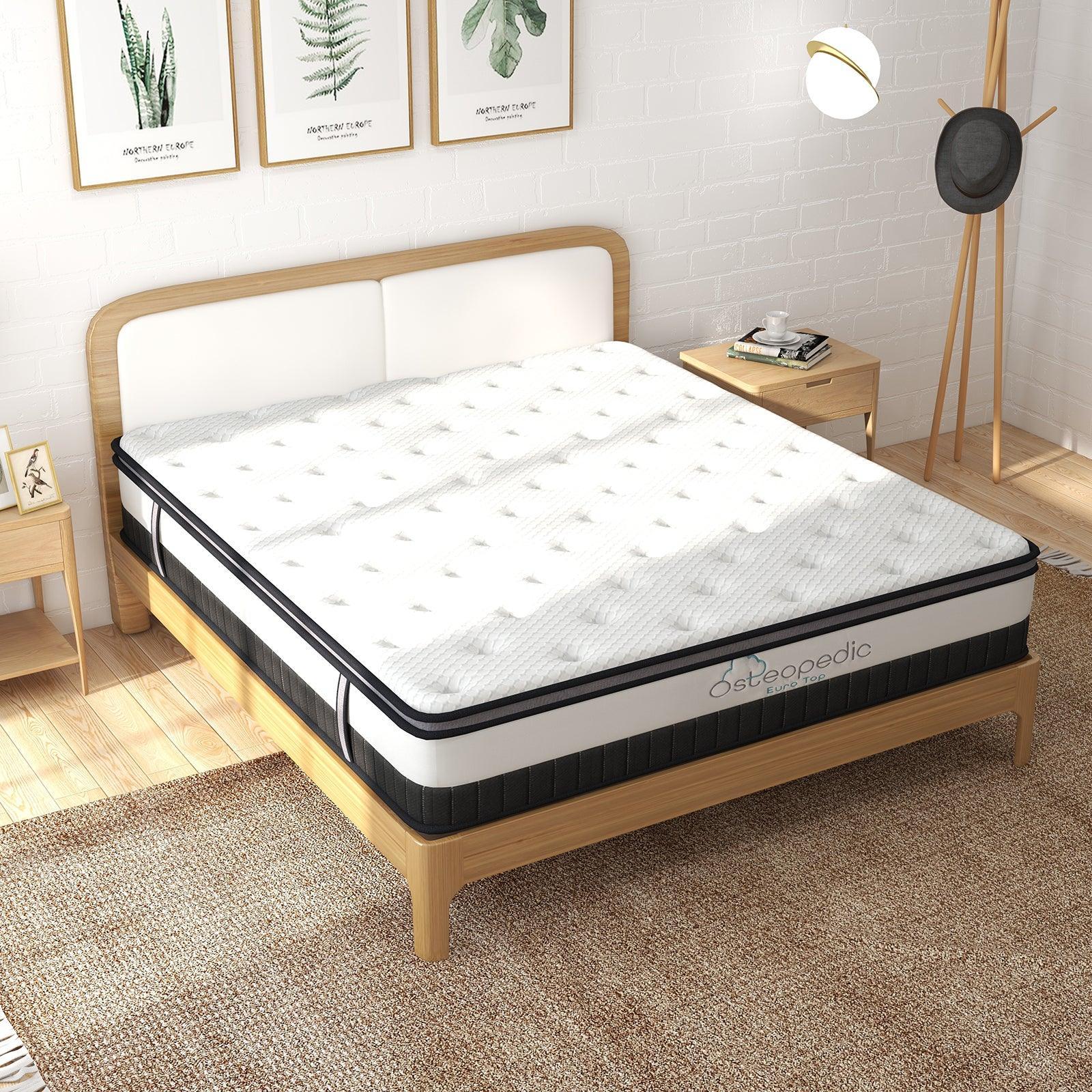 Osteopedic euro top store pocket spring mattress