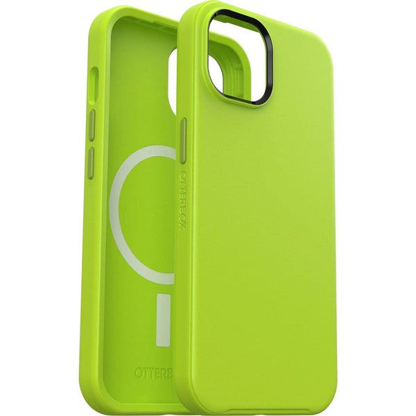 OTTERBOX Apple iPhone 14 / iPhone 13 Symmetry Series+ Antimicrobial Case for MagSafe - Lime All Yours (Green) (77-89032) - John Cootes