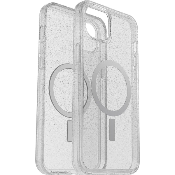 OTTERBOX Apple iPhone 14 Plus Symmetry Series+ Clear Antimicrobial Case for MagSafe - Stardust (Clear Glitter) (77-89192) - John Cootes