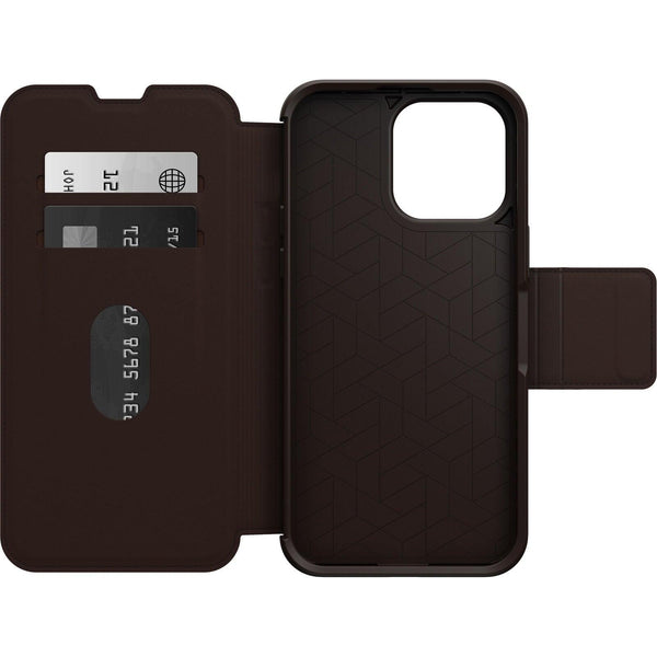 OTTERBOX Apple iPhone 14 Pro Max Strada Series Case - Espresso (Brown) (77-88568), Wireless Charge Compatible, Credit Card Storage - John Cootes