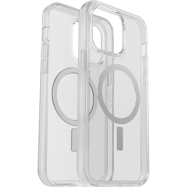 OTTERBOX Apple iPhone 14 Pro Max Symmetry Series+ Clear Antimicrobial Case for MagSafe - Clear (77-89263), 3X Military Drop Protection - John Cootes