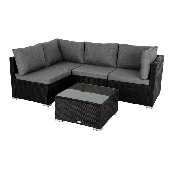 Outdoor Modular Lounge Sofa Bondi &#8211; Black - John Cootes