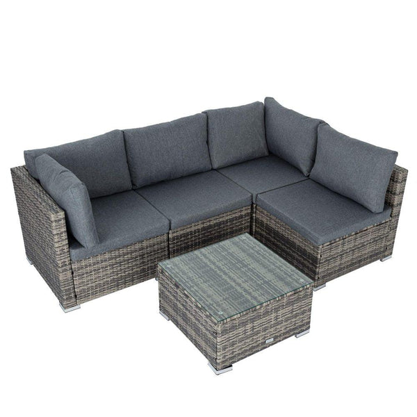 Outdoor Modular Lounge Sofa Bondi -Grey - John Cootes