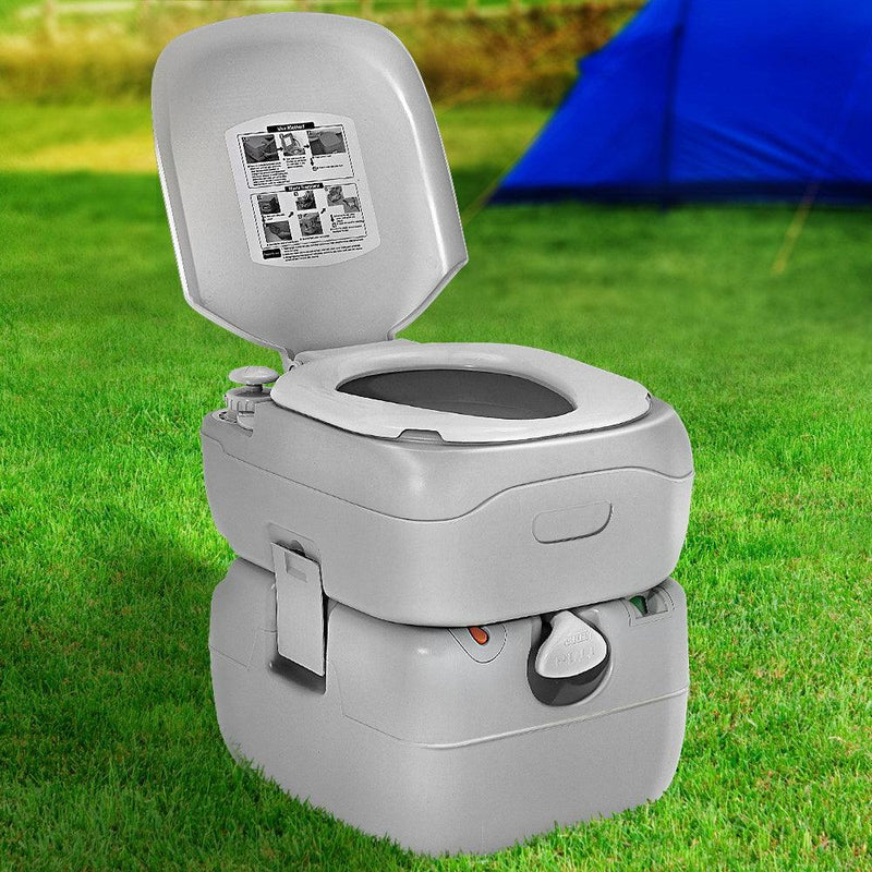 Outdoor Portable Camping Toilet 22L - John Cootes