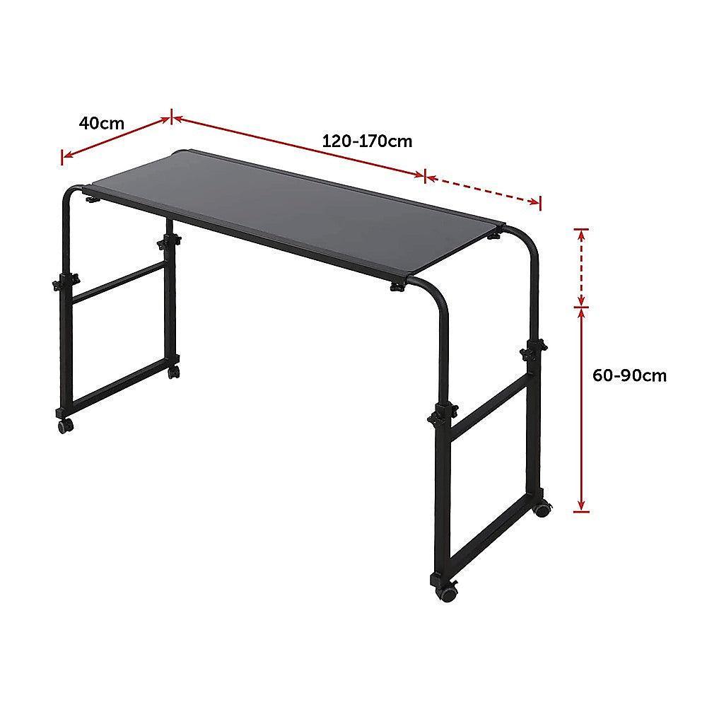 Overbed Table Work Laptop Desk with Wheels - John Cootes