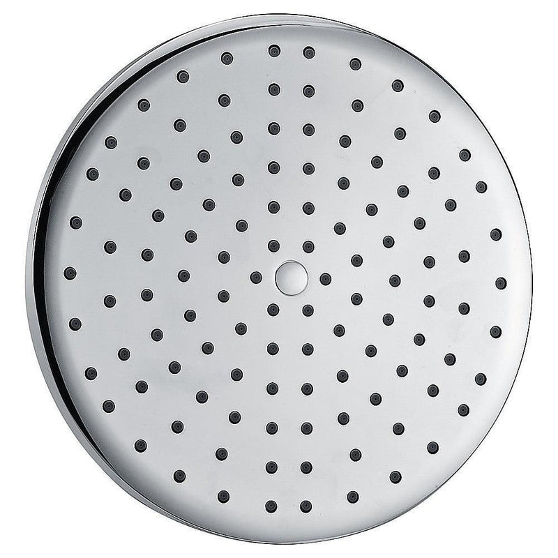 Overhead Rain Shower Head - 260mm Circular Large Chromed - John Cootes