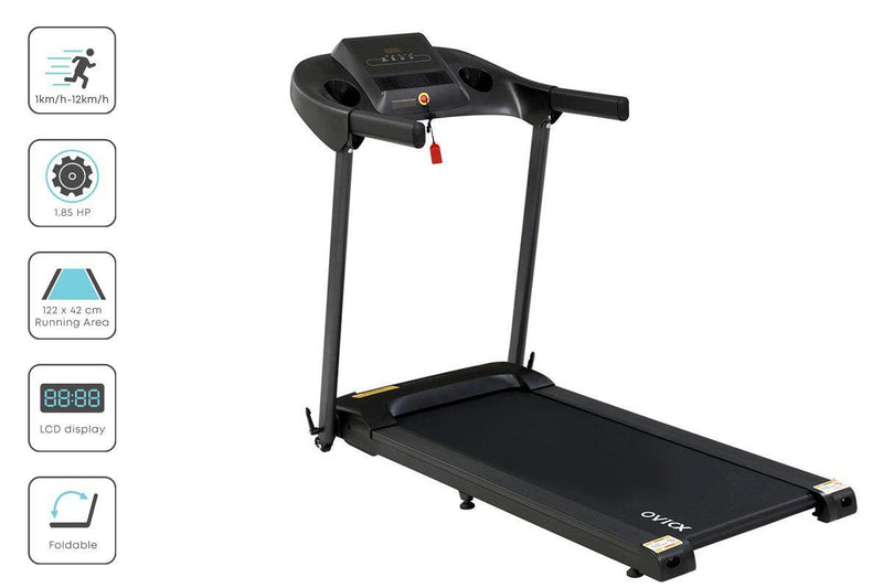 OVICX Electric Treadmill Home Gym Exercise Machine Fitness Equipment Compact - John Cootes