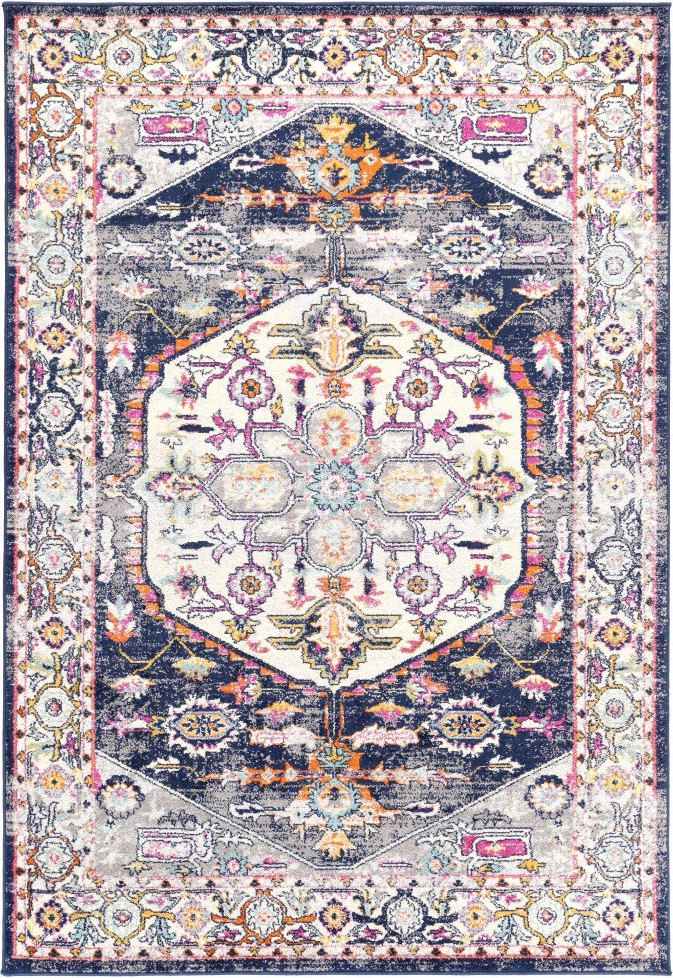 Palermo Catania Navy Rug 240x330cm - John Cootes