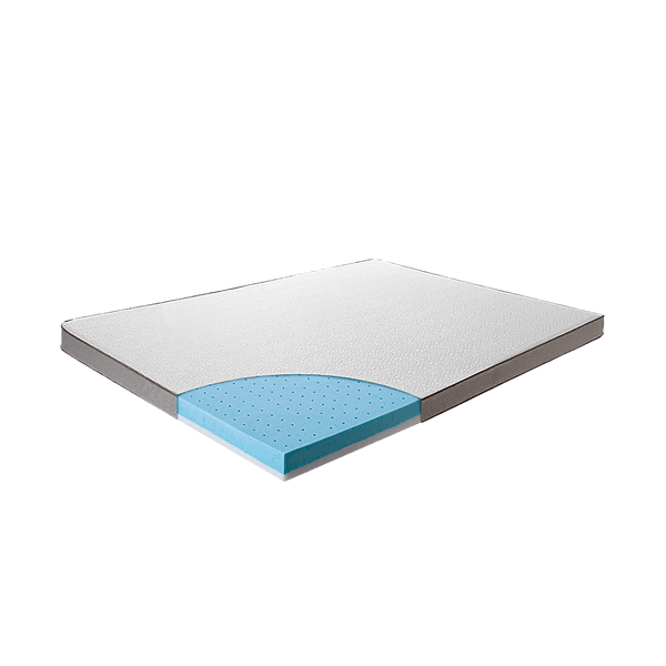 Palermo King Memory Foam Mattress Topper Cooling Gel Infused CertiPUR Approved - John Cootes