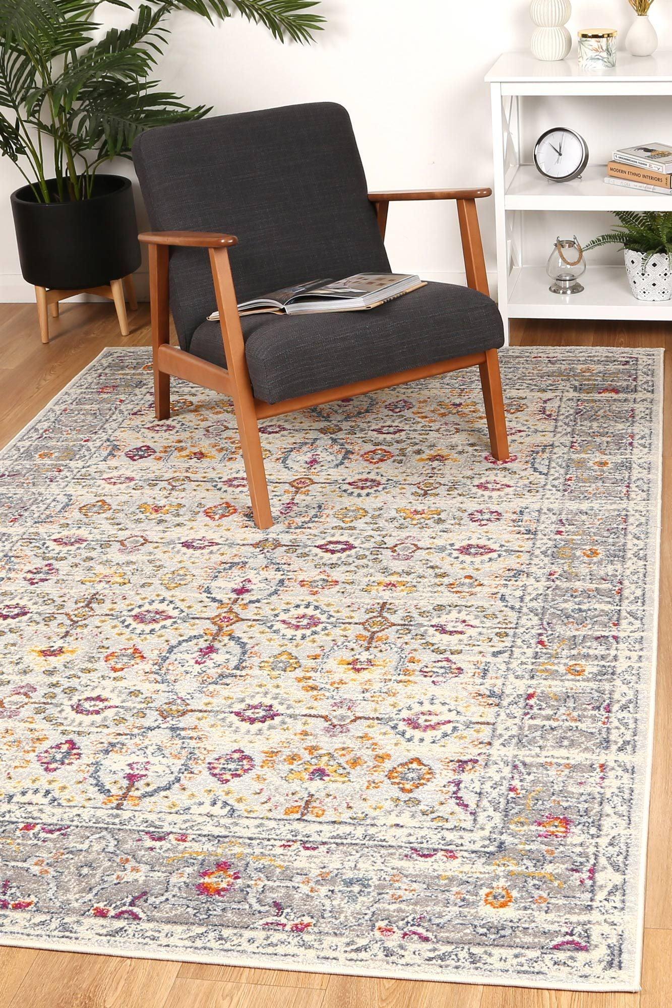 Palermo Nerium Cream Rug 160x230cm - John Cootes