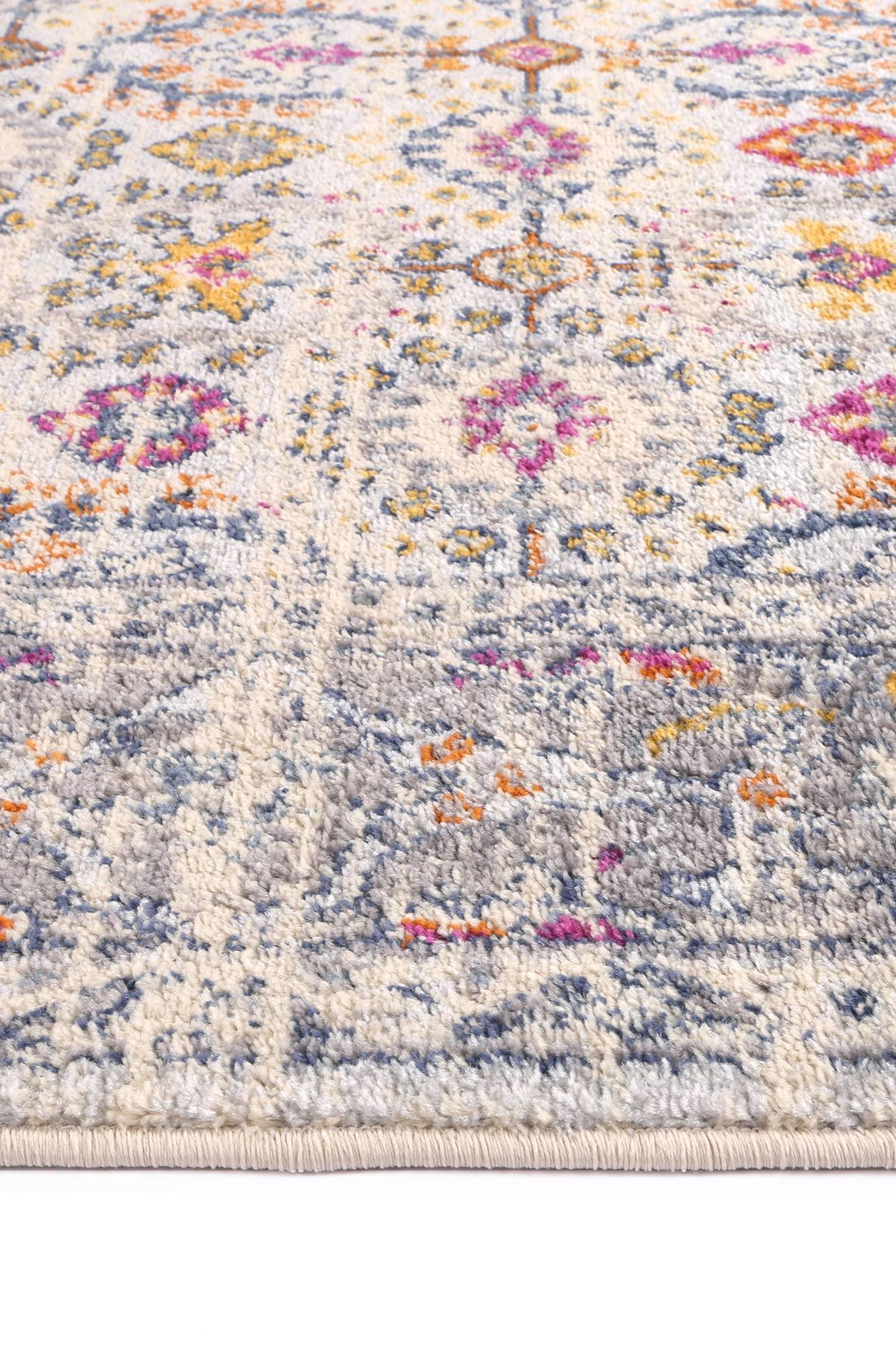 Palermo Nerium Cream Rug 80x300cm - John Cootes