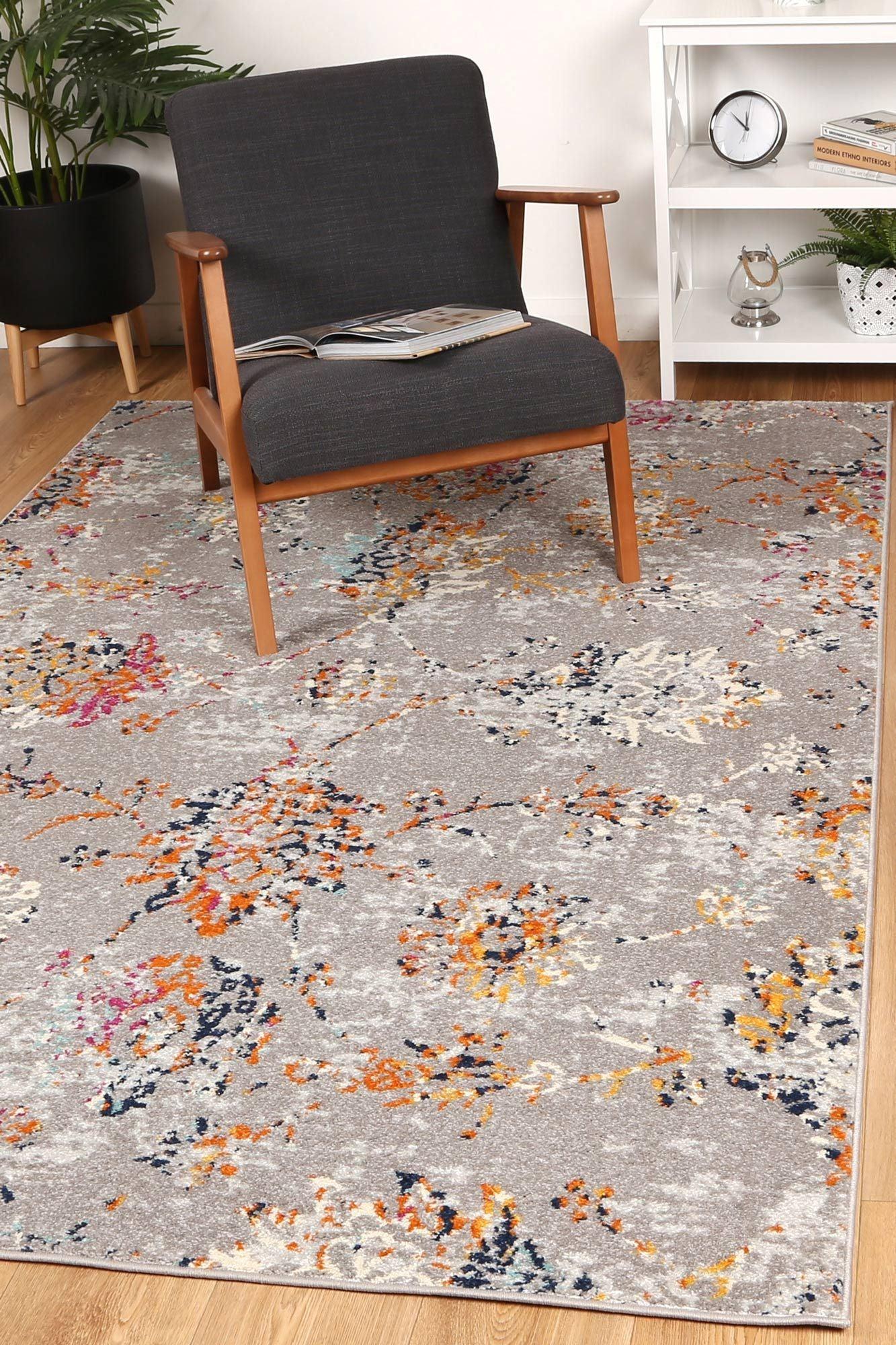 Palermo Plumeria Floral Rug 160x230cm - John Cootes