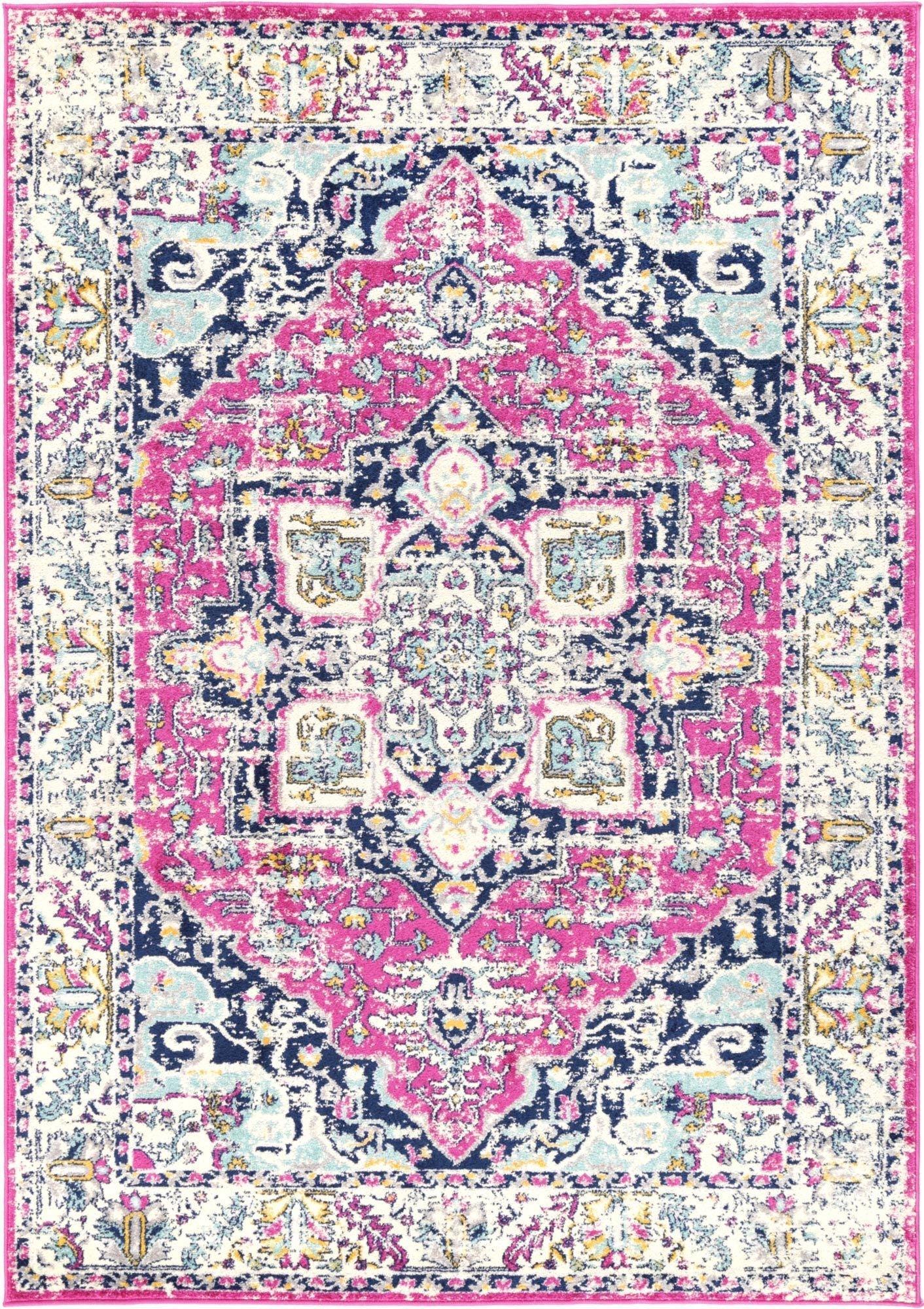 Palermo Turin Pink Rug 200x290cm - John Cootes