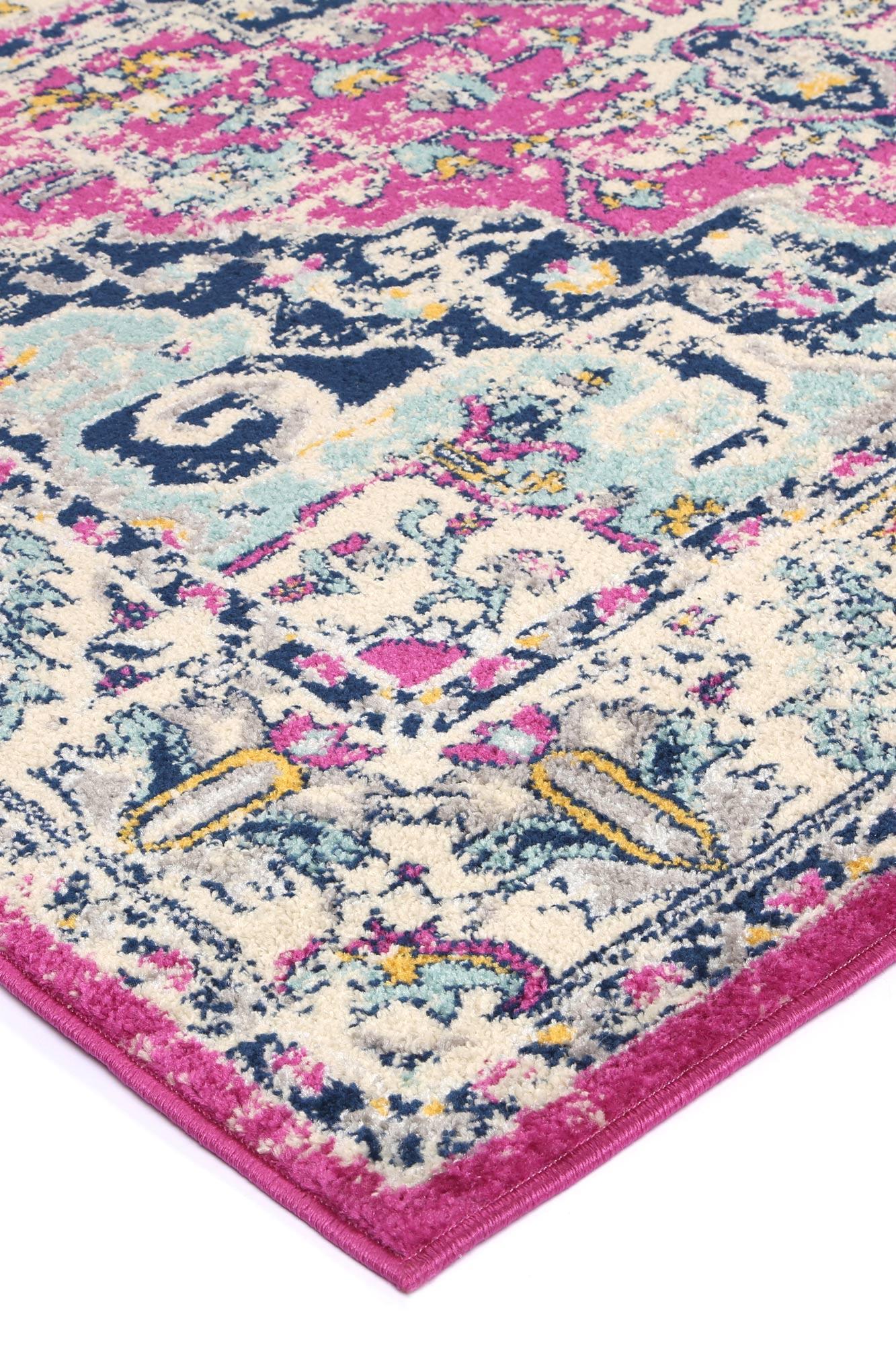 Palermo Turin Pink Rug 200x290cm - John Cootes