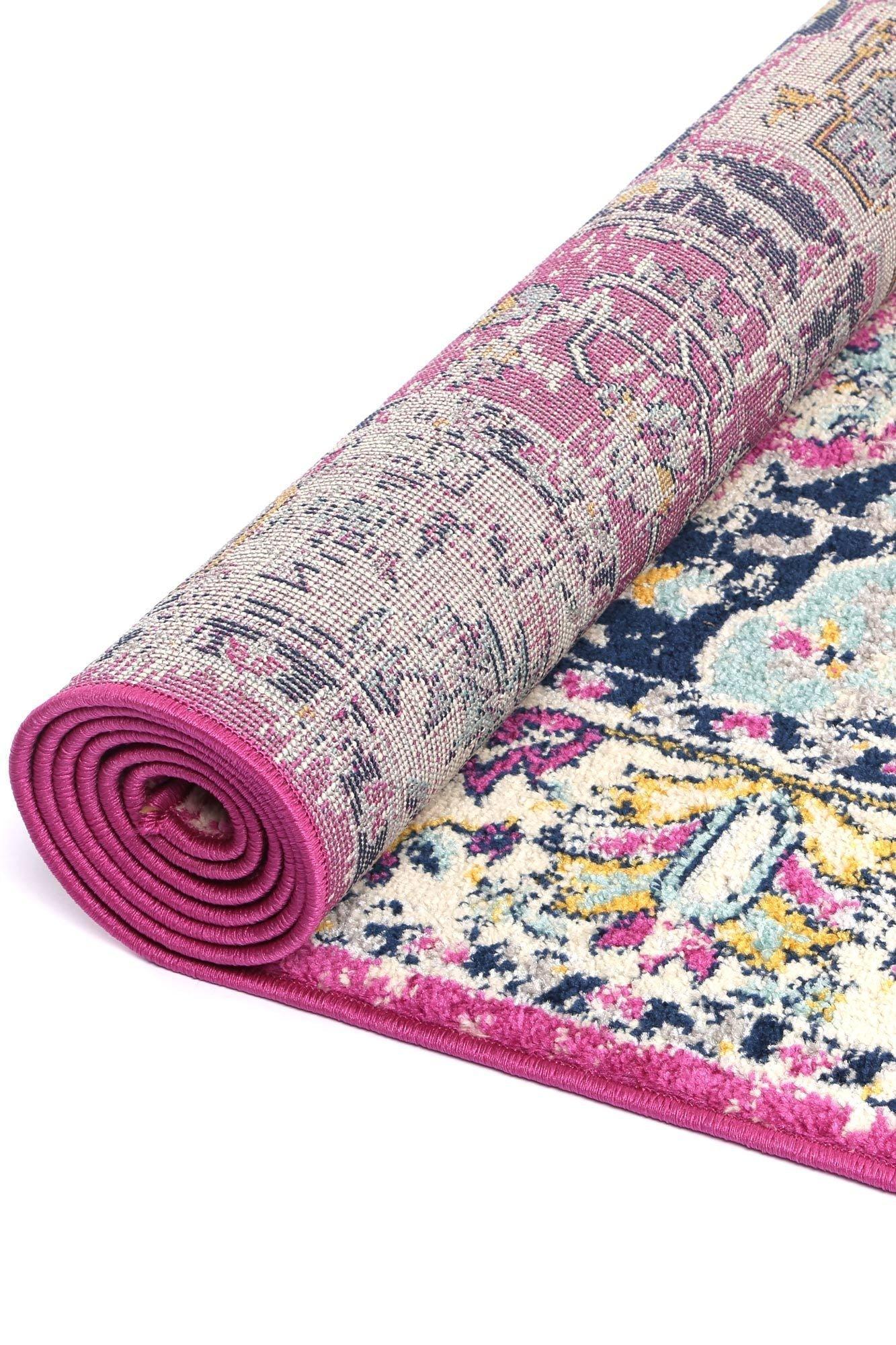 Palermo Turin Pink Rug 200x290cm - John Cootes