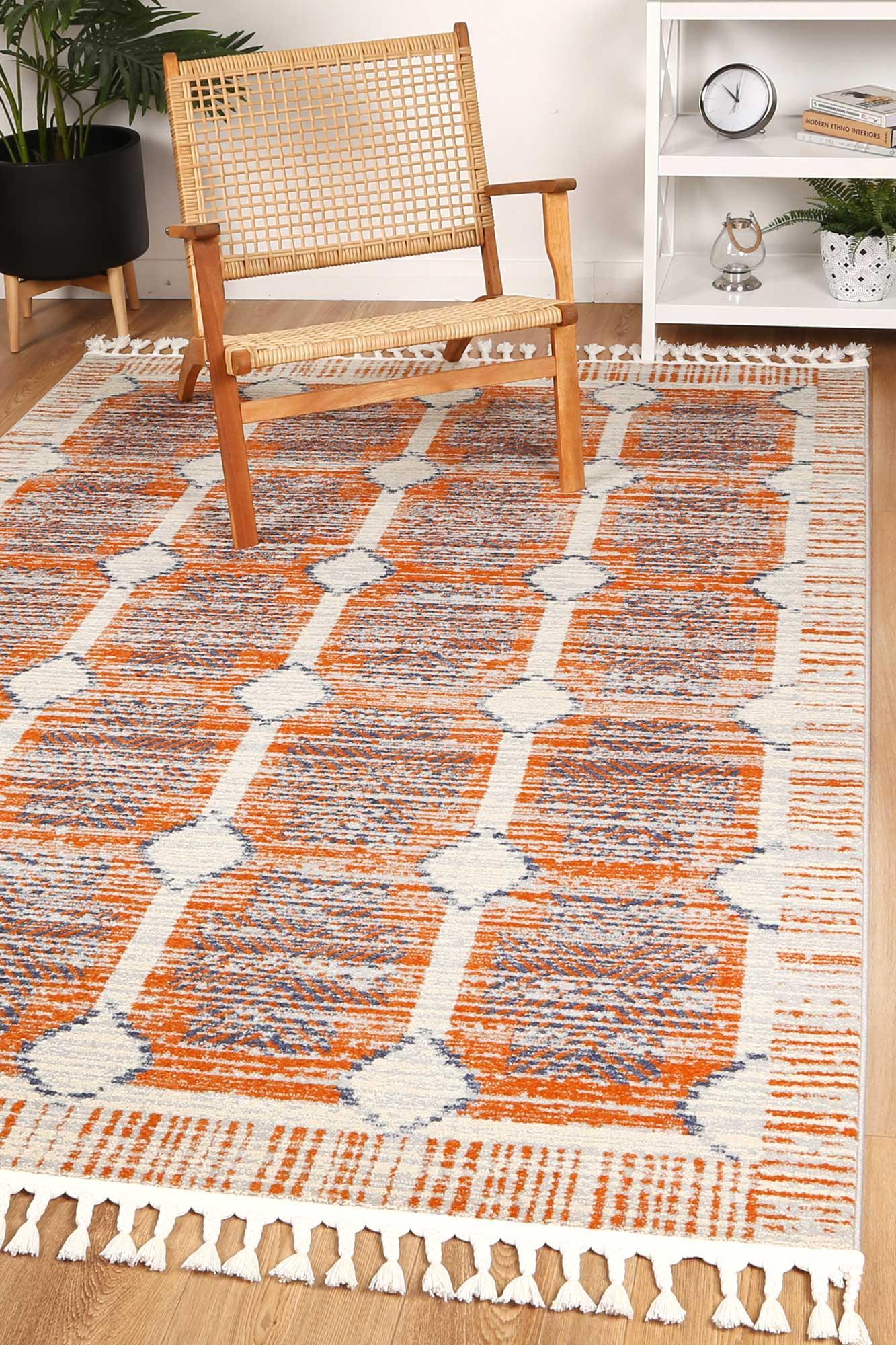 Pasto Adriel Rust Rug 200x290cm - John Cootes