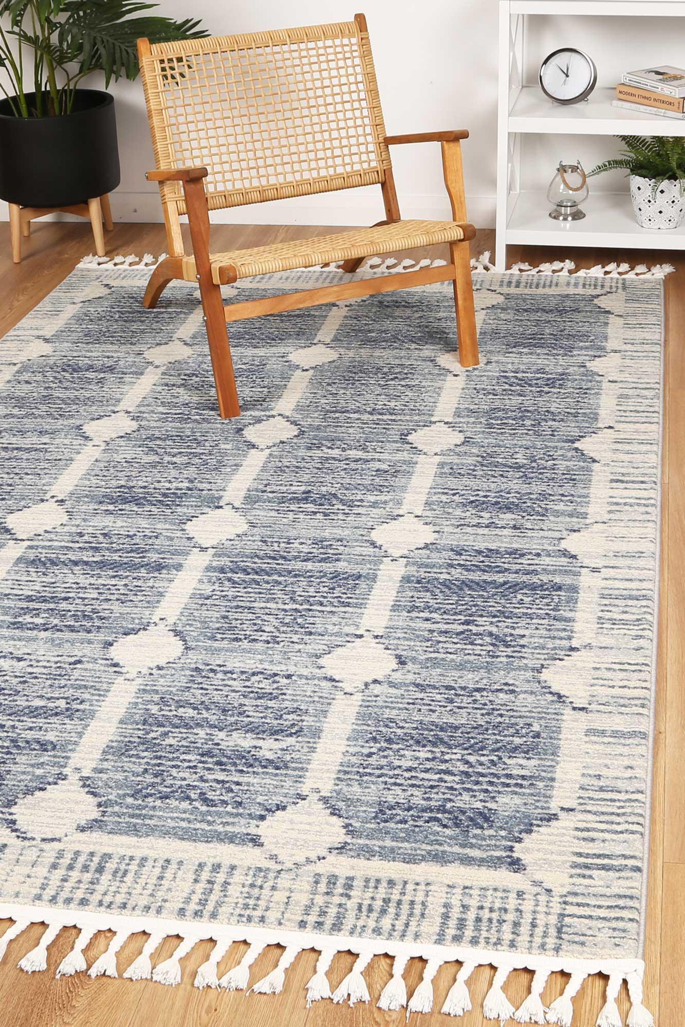 Pasto Martinez Blue Rug 240x330cm - John Cootes