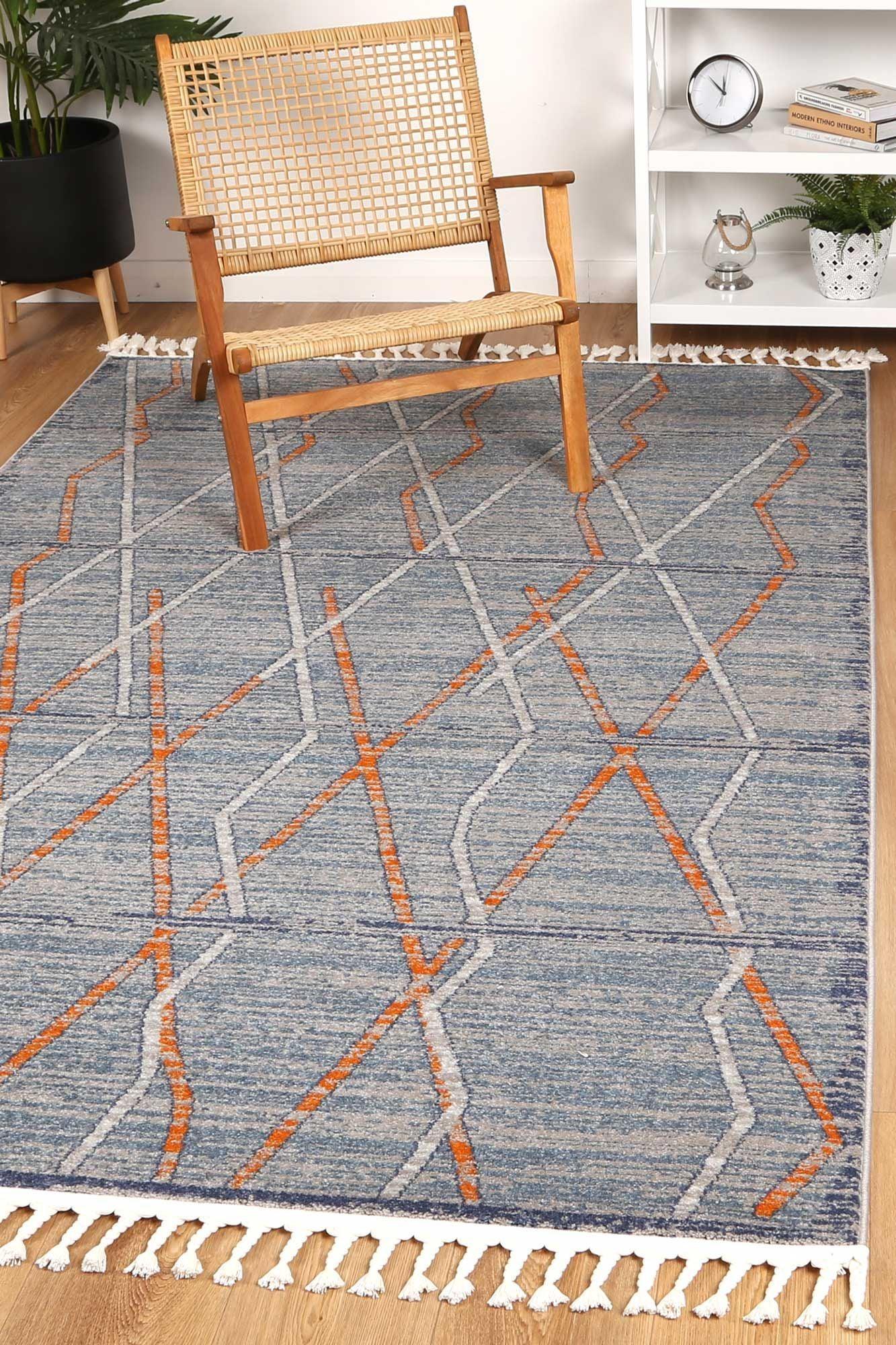 Pasto Victor Blue Rug 160x230cm - John Cootes