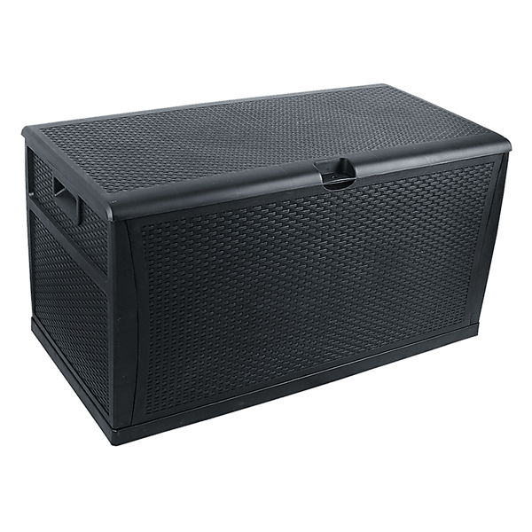 Patio Deck Box Outdoor Storage Plastic Bench Box 450 Litre - John Cootes