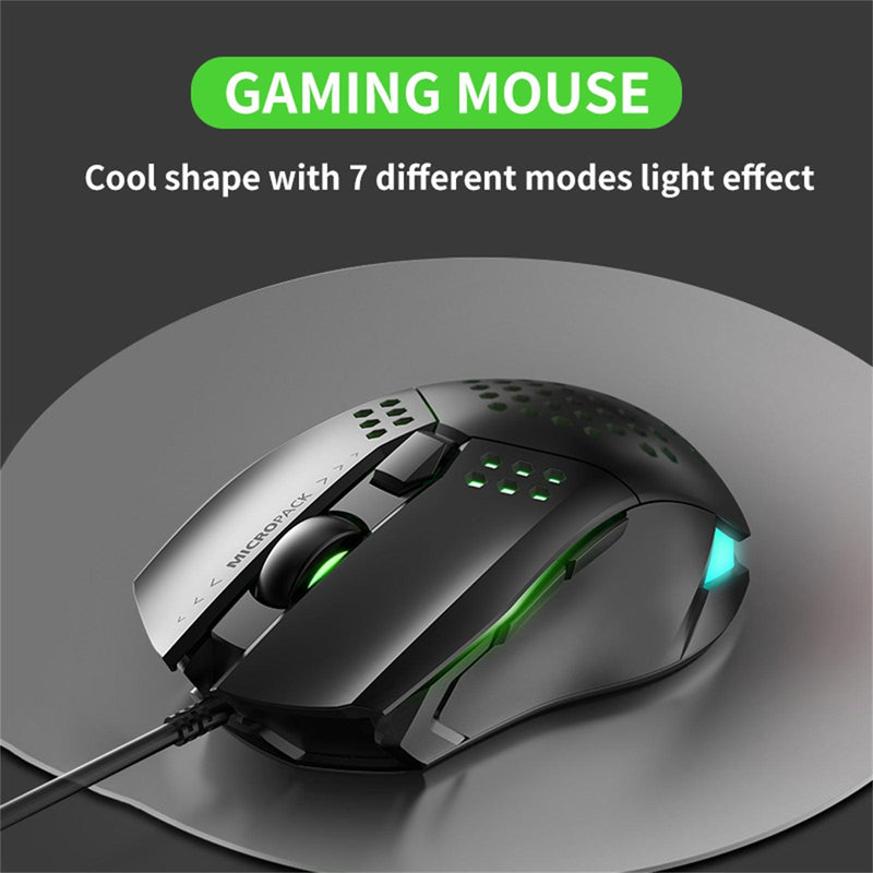 PC Gaming Mouse LED Optical Sensors DPI 6 Buttons USB Wired For Computer Laptop - John Cootes