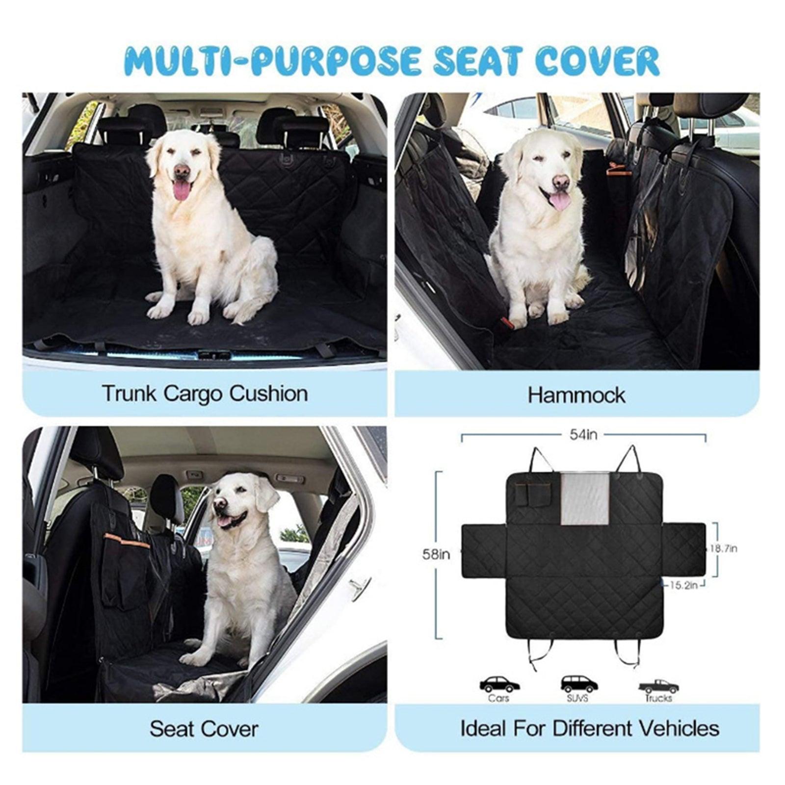 Pet Car Seat Cover Hammock Anti-skid Protective Pad Waterproof Cat and Dog Back Seat - John Cootes