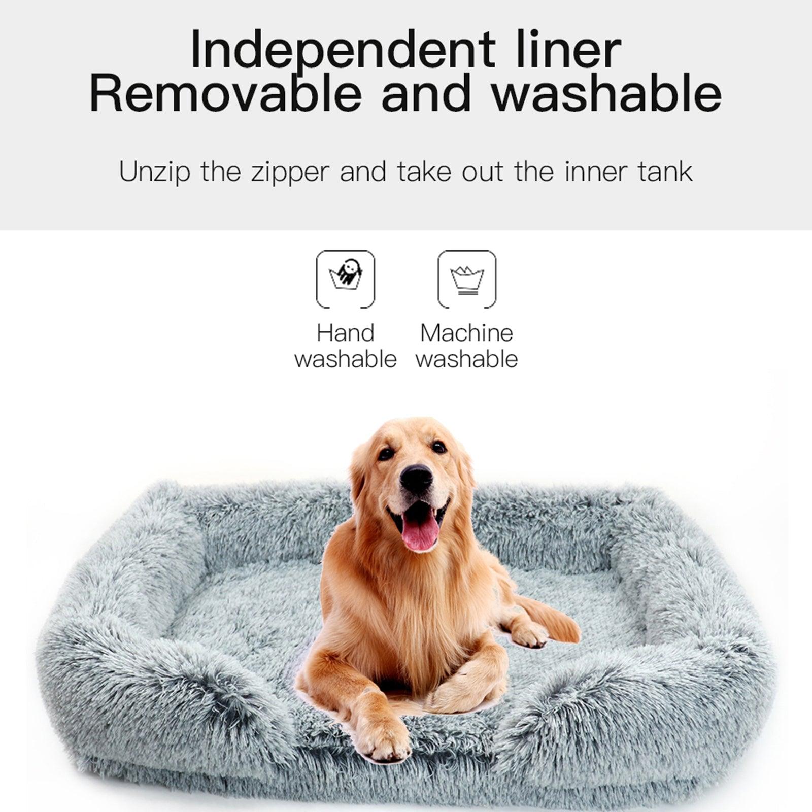 Pet Dog Comfort Bed Plush Bed Comfortable Nest Removable Cleaning Kennel XL - John Cootes