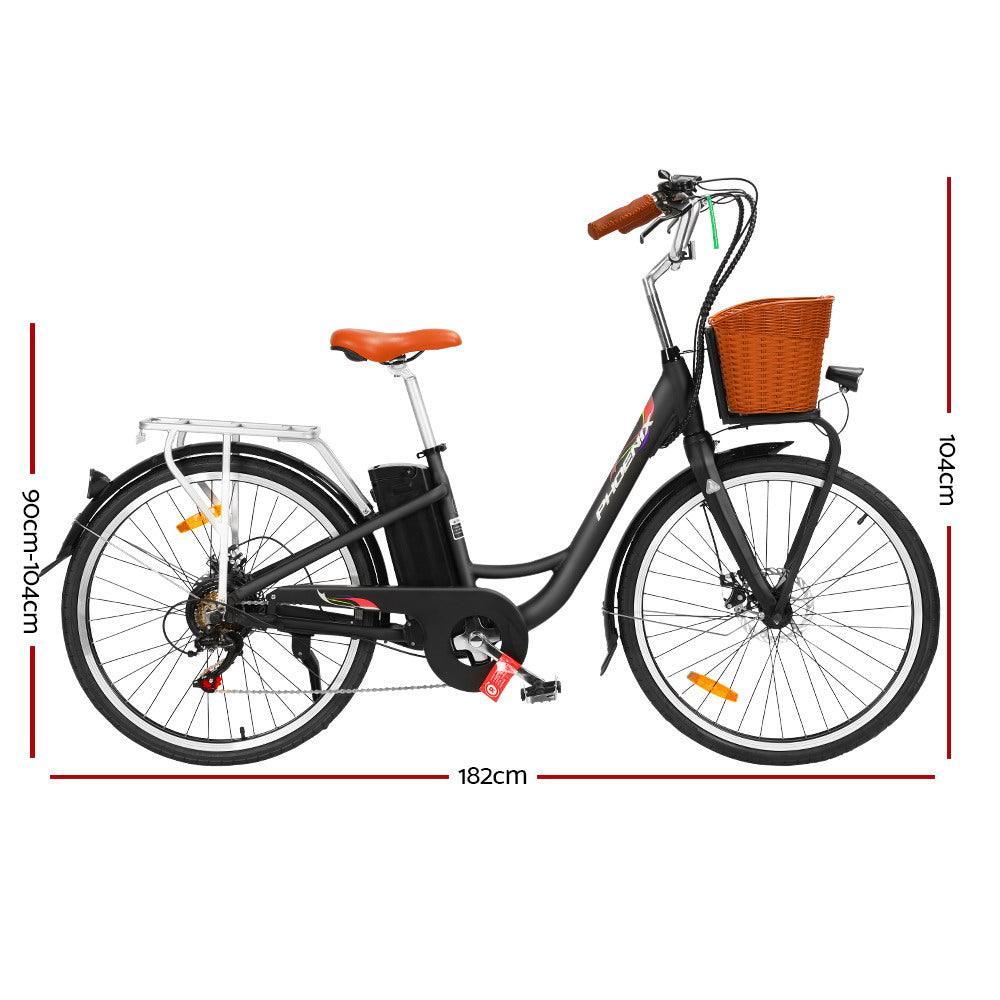 Phoenix 26 inch Electric Bike City Bicycle eBike e-Bike Urban Bikes - John Cootes