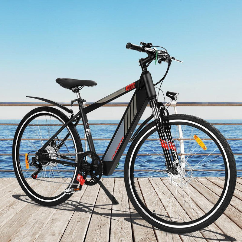 Phoenix 27" Electric Bike Mountain Bicycle eBike e-Bike City Lithium Battery - John Cootes