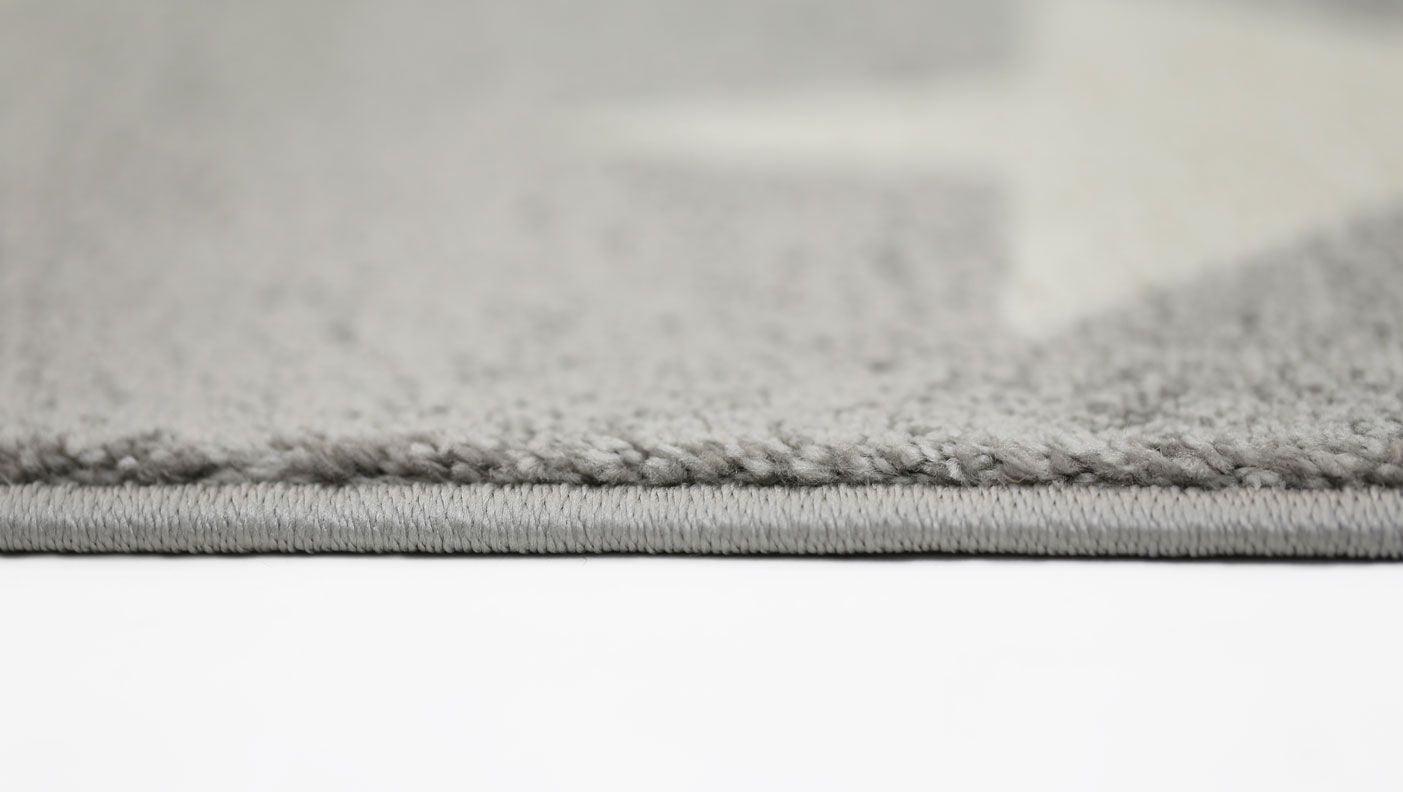 Piccolo Charcoal and White Stars Kids Rug 160x230cm - John Cootes