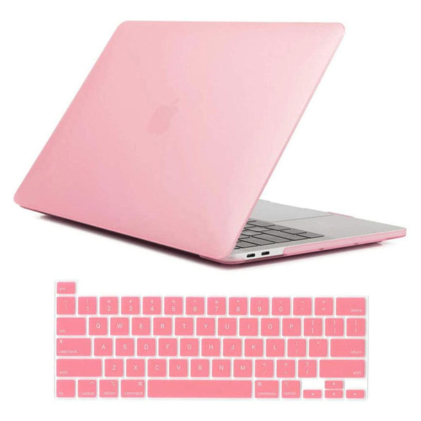 Pink MacBook Pro 13 inch 2020 A2338 A2251 A2289 Matte Shell Case Keyboard Cover Touch Bar - John Cootes