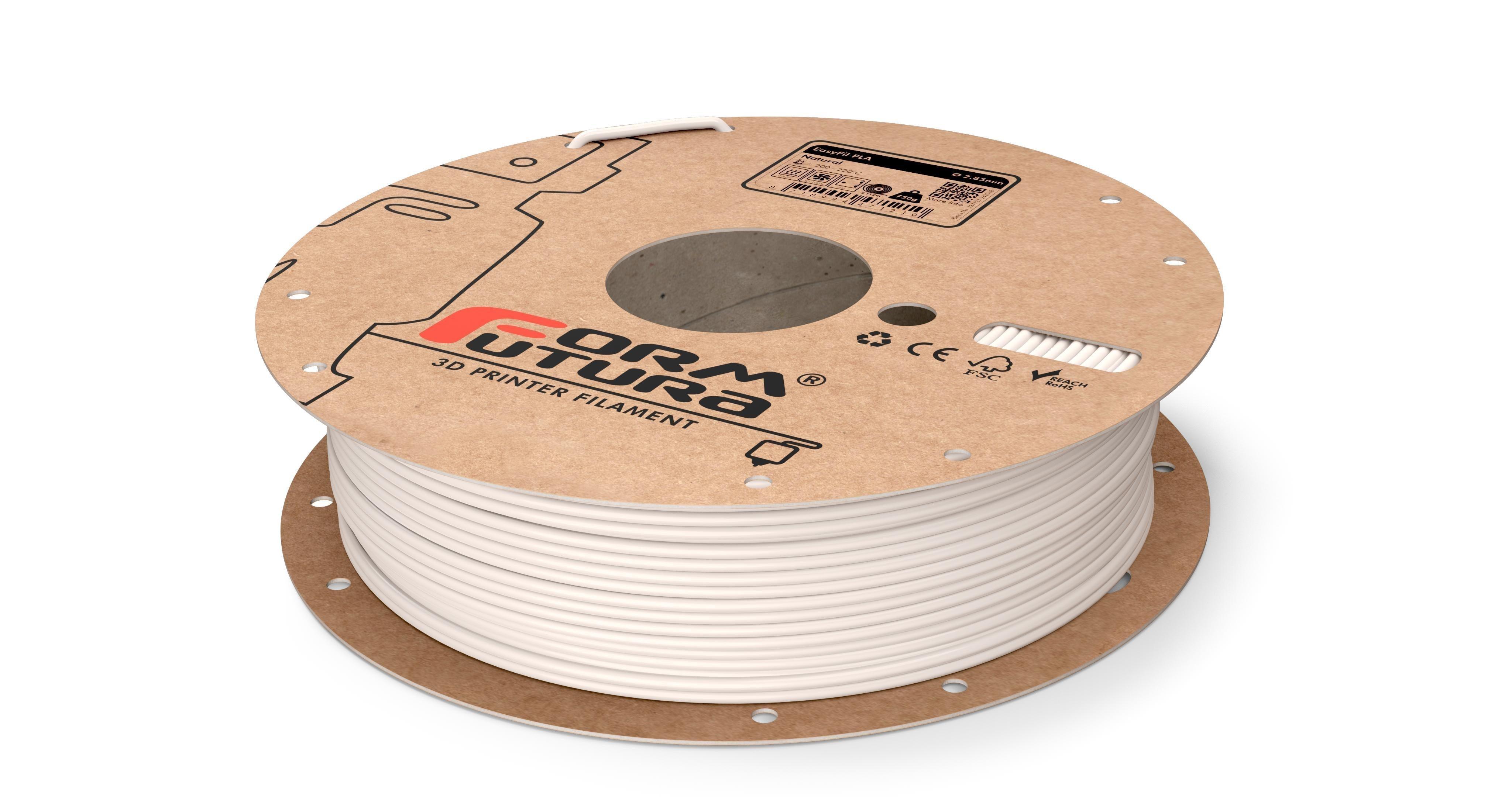 PLA Filament EasyFil PLA 2.85mm Natural 750 gram 3D Printer Filament - John Cootes