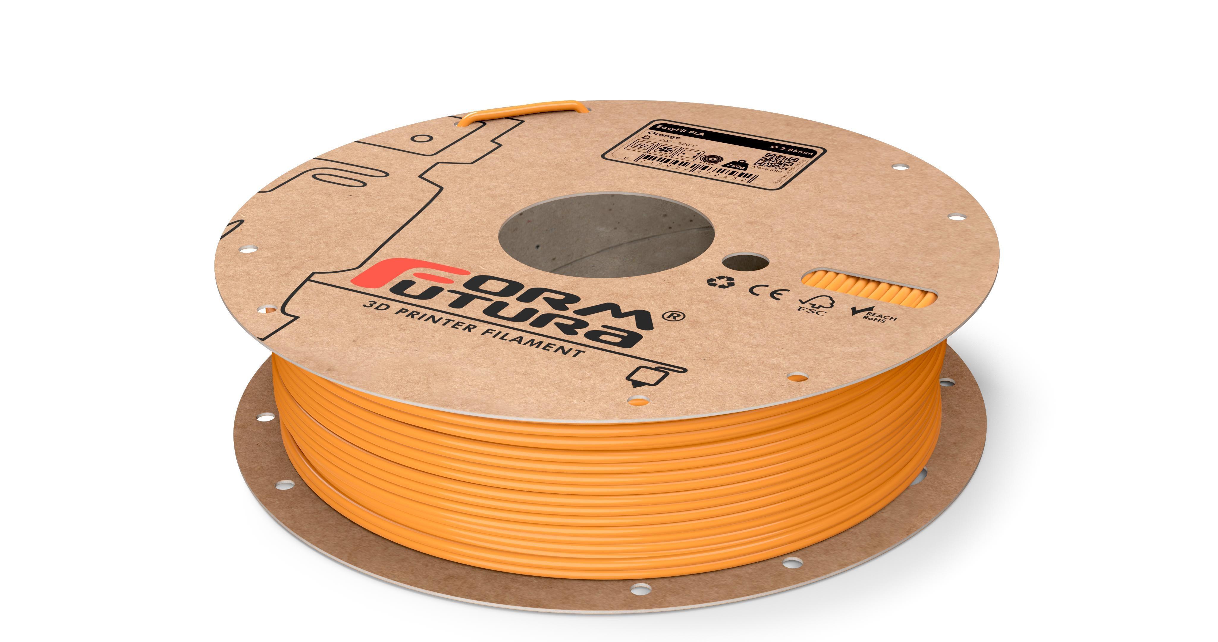 PLA Filament EasyFil PLA 2.85mm Orange 750 gram 3D Printer Filament - John Cootes