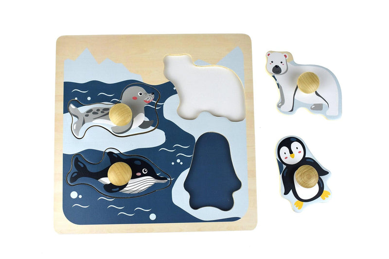 POLAR ANIMAL LARGE PEG PUZZLE - John Cootes