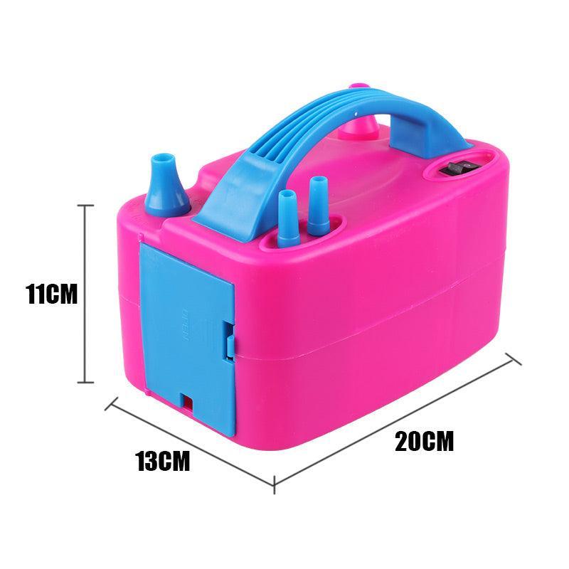 Portable Electric Balloon Air Pump+ 80PCS Ballons Inflator 600W Power 2 Nozzles - John Cootes