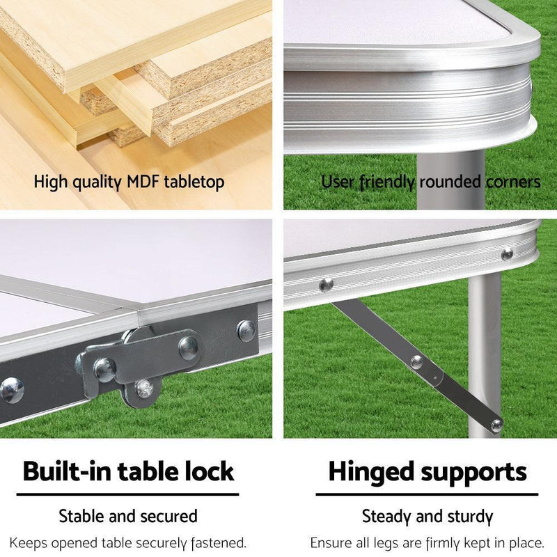 Portable Folding Camping Table 240cm - John Cootes