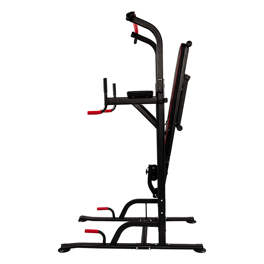 Power Tower Pull Up Weight Bench Dip Multi Station Chin Up Home Gym Equipment - John Cootes